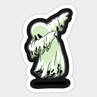 Dabbing Ghost Sticker